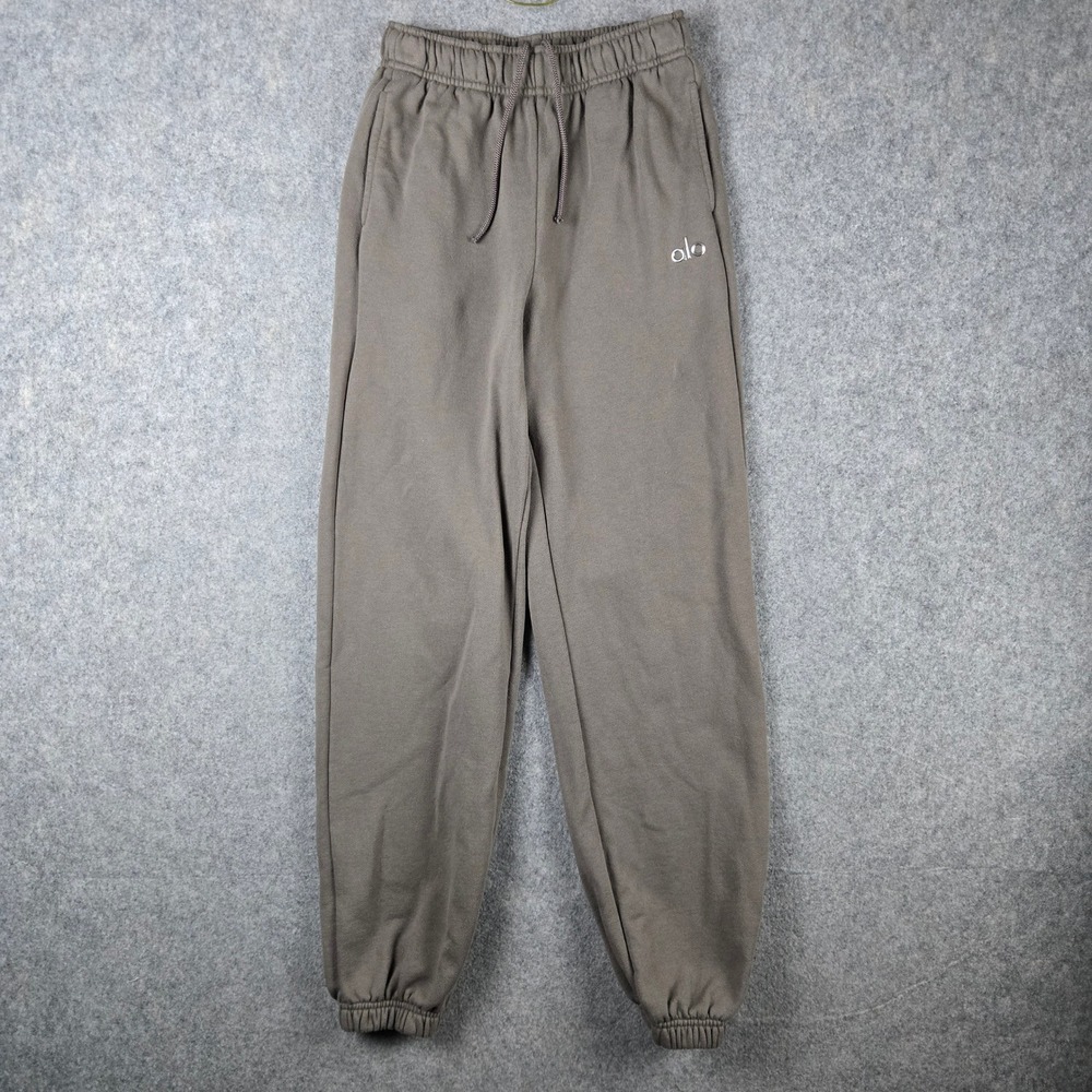 Alo Yoga Sweatpants Womens XS Brown Accolade Straight Leg Joggers Loungewear